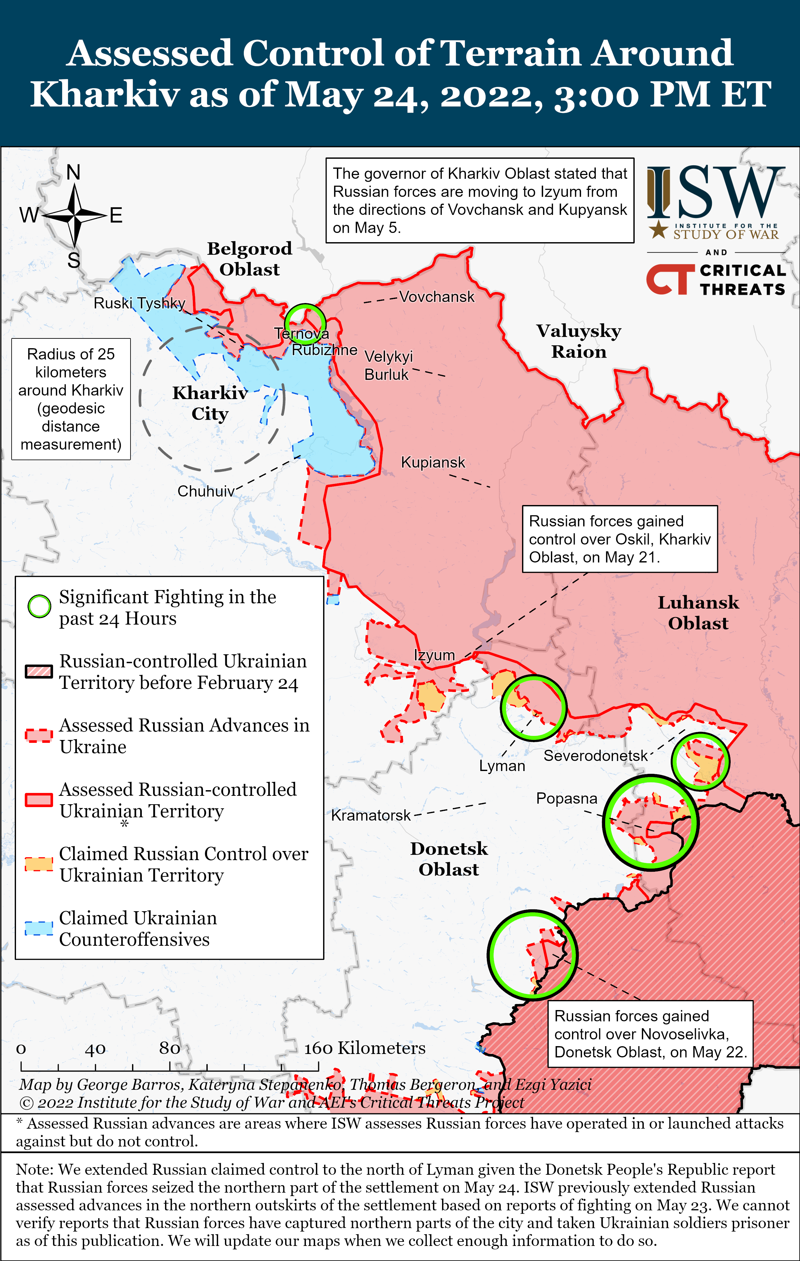 ISW Blog: Russian Offensive Campaign Assessment, May 24